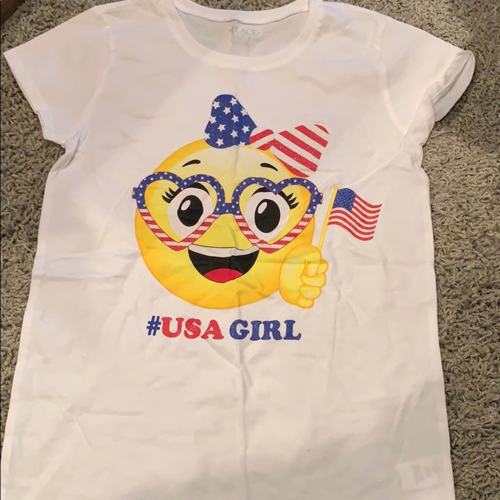 NWT Girls 14 #USA Tee Shirt TCP